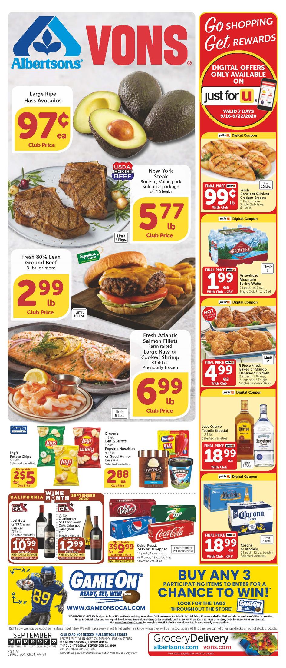 Vons Weekly Ad