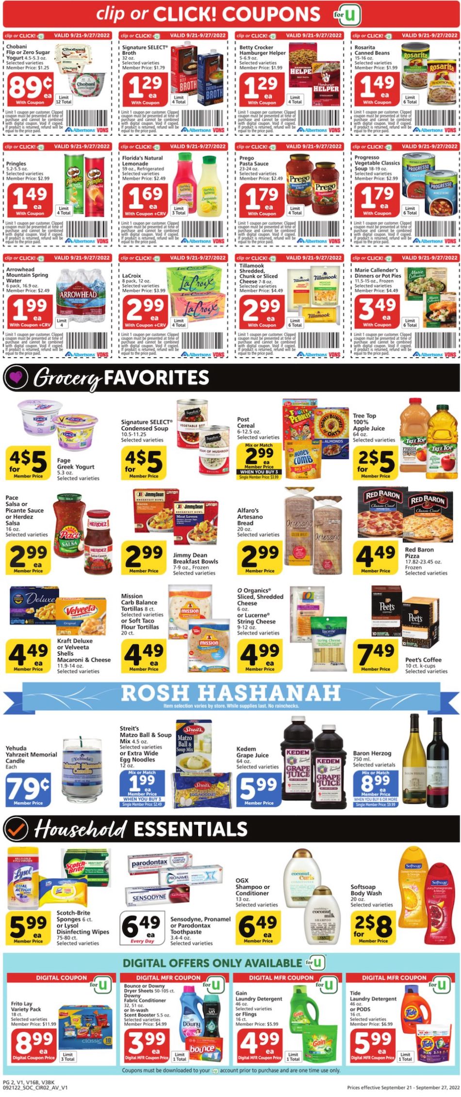 Vons Weekly Ad