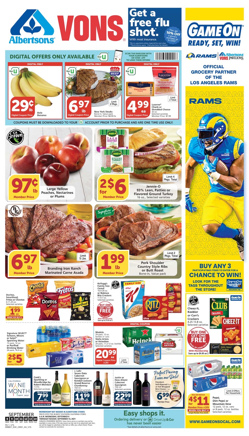 Vons Weekly Ad Sep 8 - 14, 2021 | WeeklyAds2