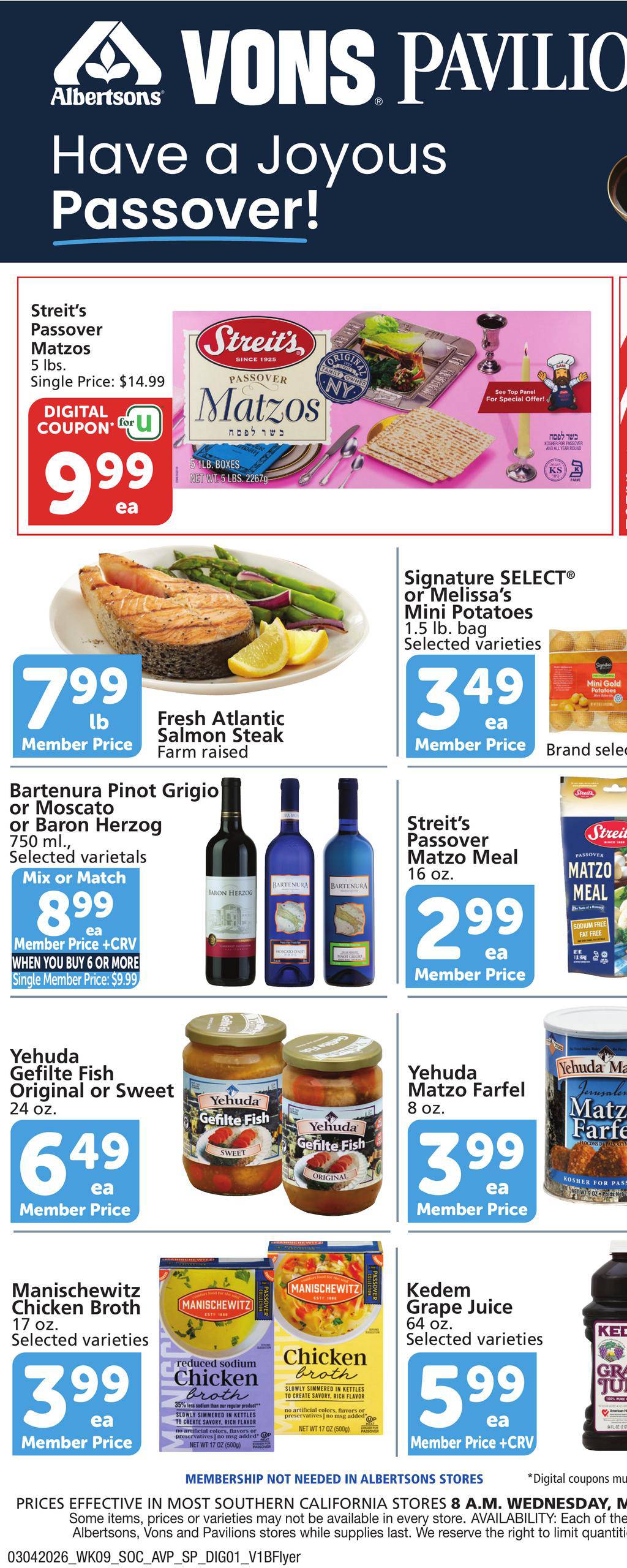 Vons Weekly Ad Specialty Publication March 4 - April 2, 2026 | WeeklyAds2