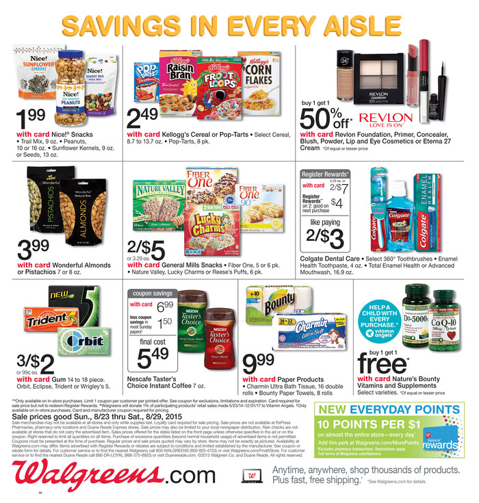 Walgreens Ad Aug 23 - Aug 29 2015 | WeeklyAds2