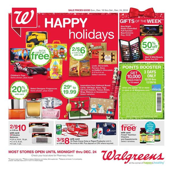 Walgreens Weekly Ad December 18 - 24 2016 | WeeklyAds2
