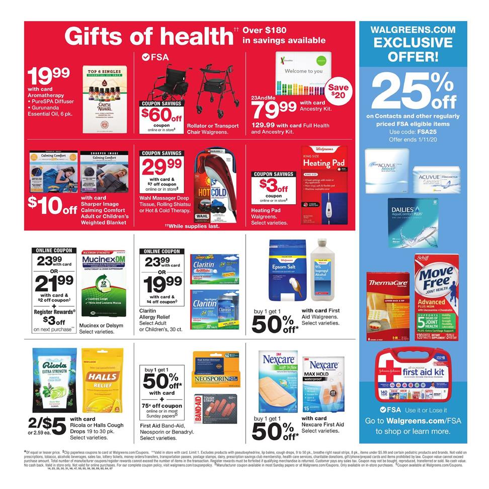Walgreens Weekly Ad Dec 15 - 21, 2019 page 19