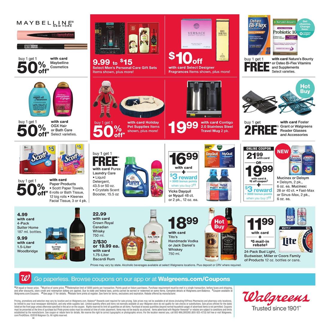 Walgreens Weekly Ad Dec 16 - 22, 2018 page 25
