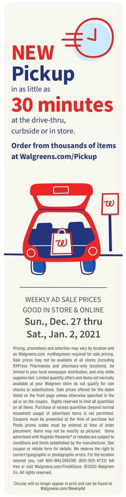 Walgreens Weekly Ad Dec 27 - Jan 2, 2020 | WeeklyAds2