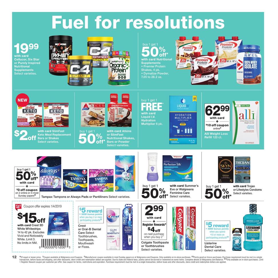 Walgreens Weekly Ad Dec 29 2019 - Jan 4, 2020 page 14
