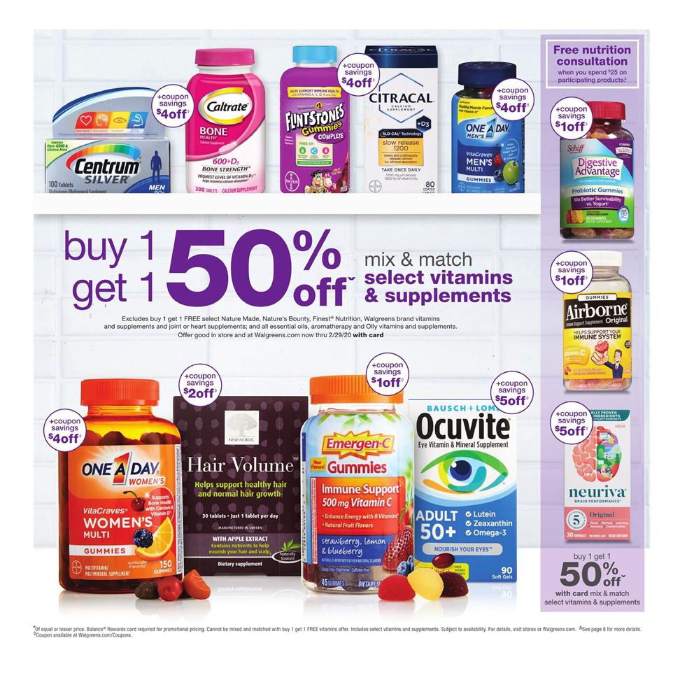 Walgreens Weekly Ad Dec 29 2019 - Jan 4, 2020 page 8