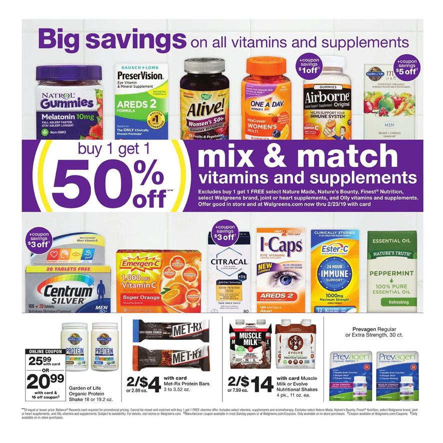 Walgreens Weekly Ad Feb 3 - 9, 2019 page 11