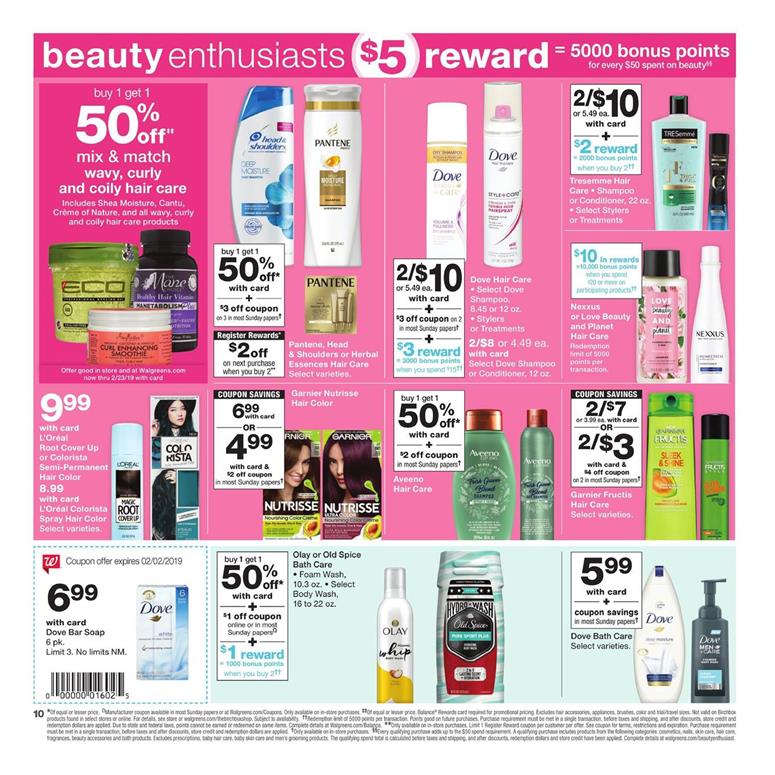 Walgreens Weekly Ad Jan 27 - Feb 2, 2019 page 10