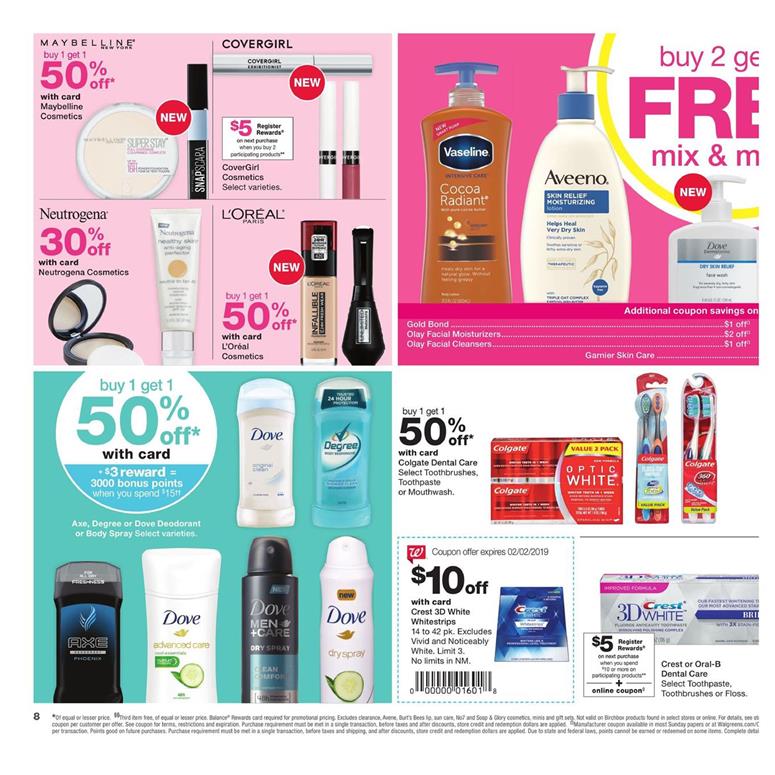 Walgreens Weekly Ad Jan 27 - Feb 2, 2019 page 8