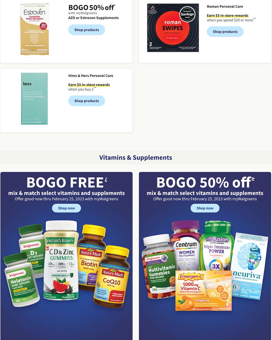 Walgreens Weekly Ad Deals Jan 8 - 14, 2023 page 27