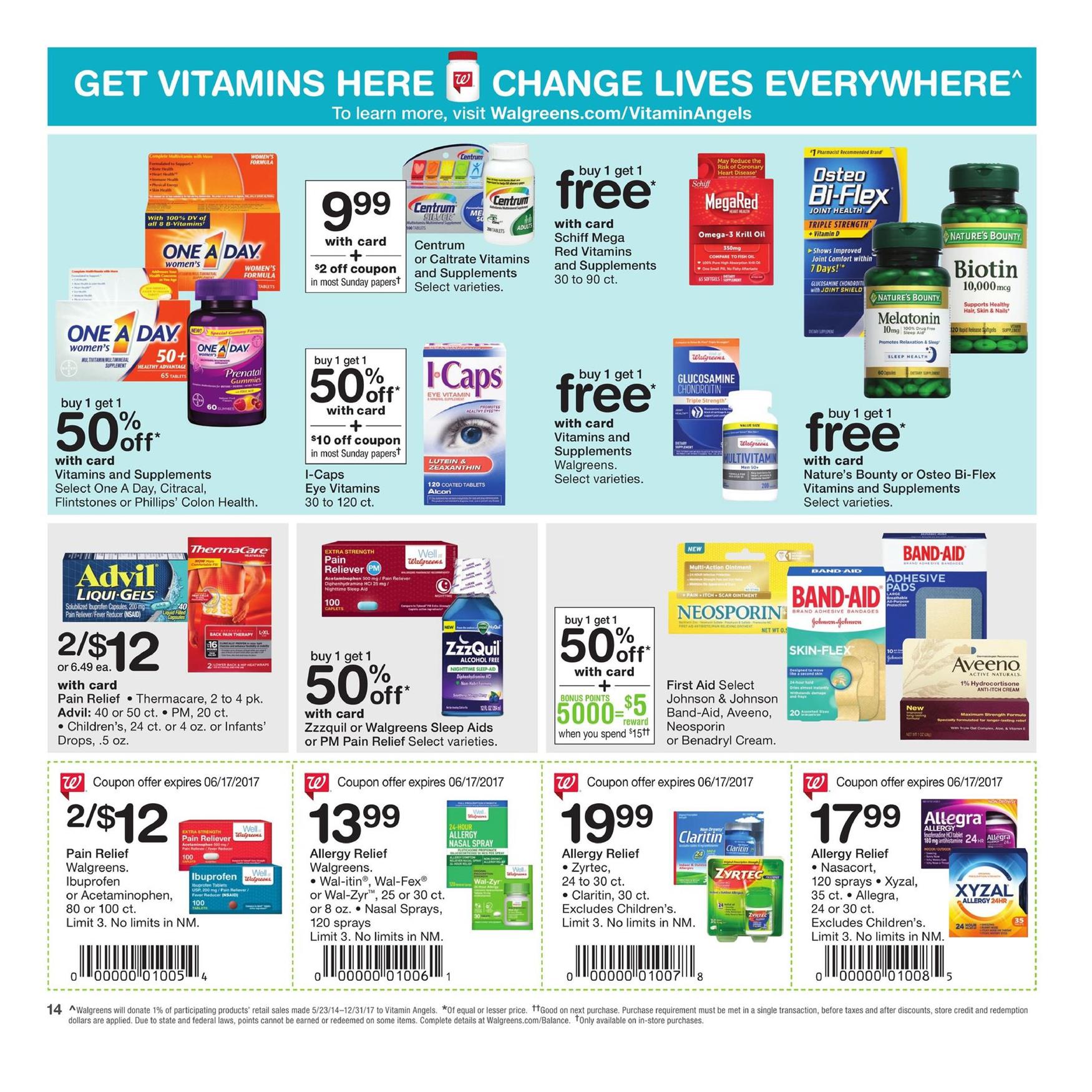 Walgreens Weekly Ad Jun 11 - 17 2017 | WeeklyAds2