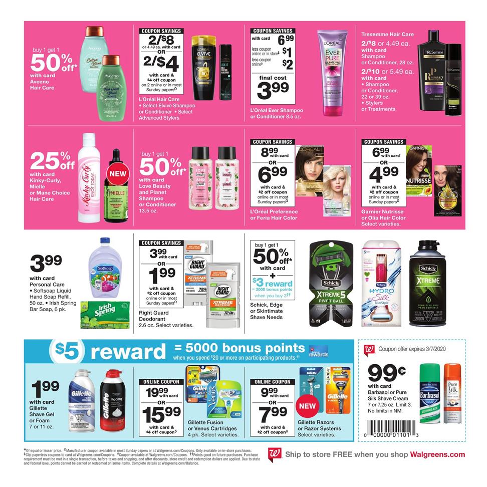 Walgreens Weekly Ad Mar 1 - 7, 2020 page 16