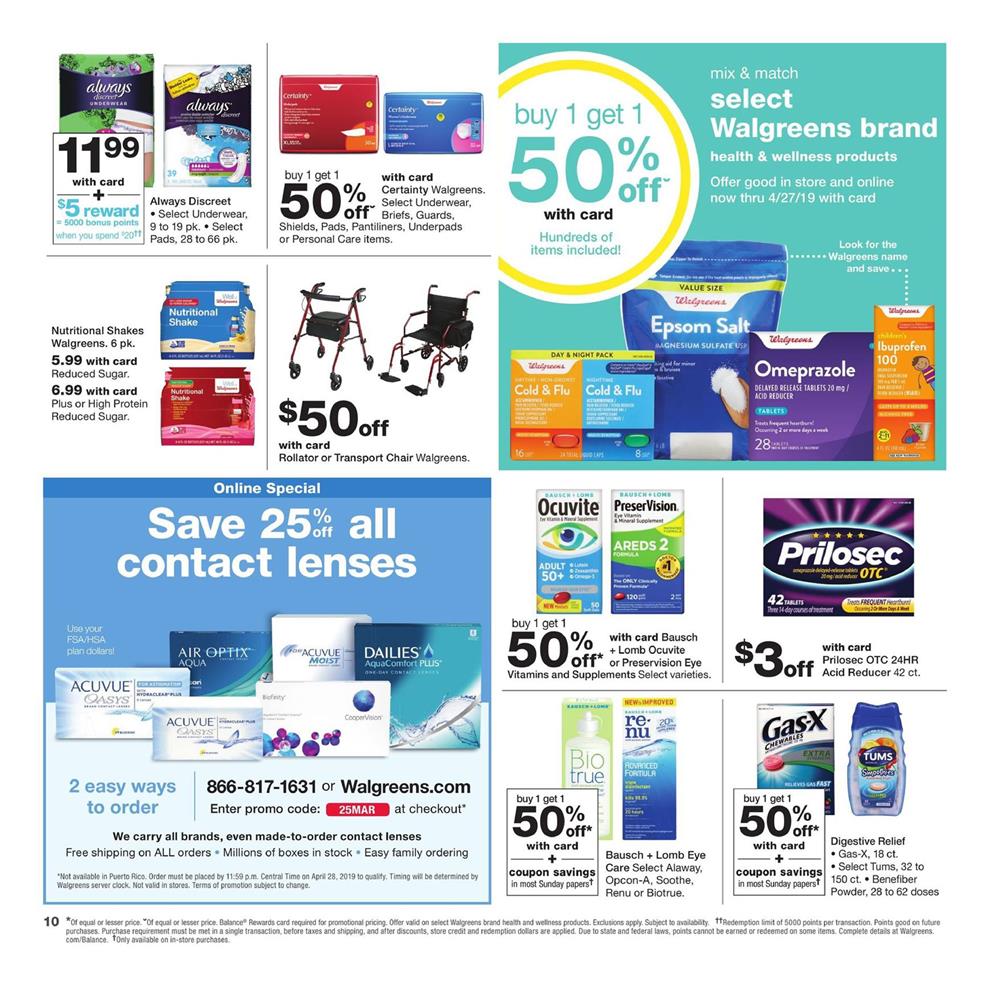 Walgreens Weekly Ad Mar 10 - 16, 2019 page 14