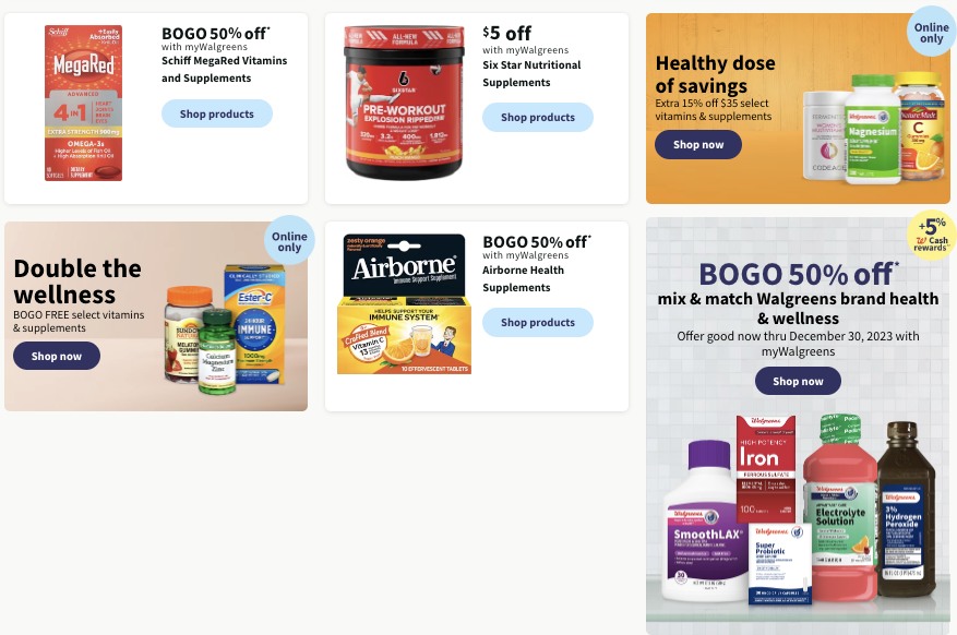Walgreens Weekly Ad Holiday Nov 19 - 25, 2023 page 10