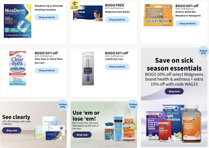 Walgreens Weekly Ad Holiday Nov 19 - 25, 2023 page 15