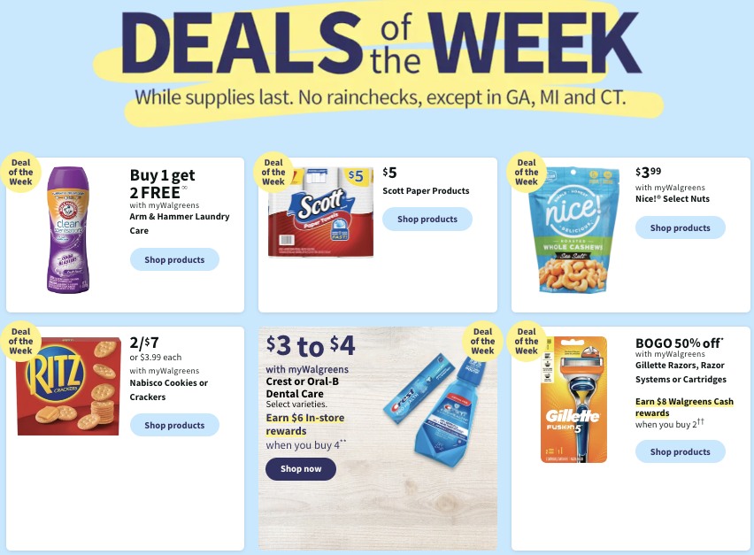 Walgreens Weekly Ad Holiday Nov 19 - 25, 2023 page 2