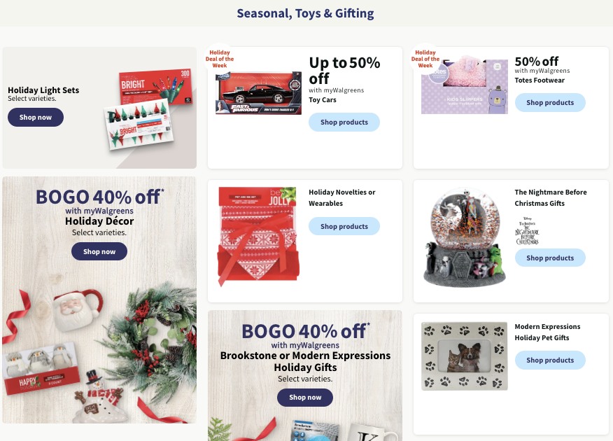 Walgreens Weekly Ad Holiday Nov 19 - 25, 2023 page 48