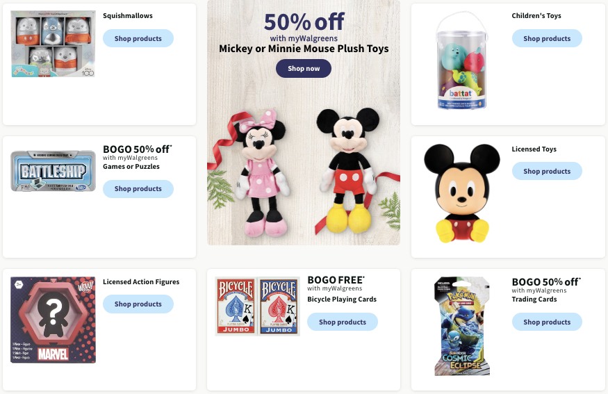 Walgreens Weekly Ad Holiday Nov 19 - 25, 2023 page 50