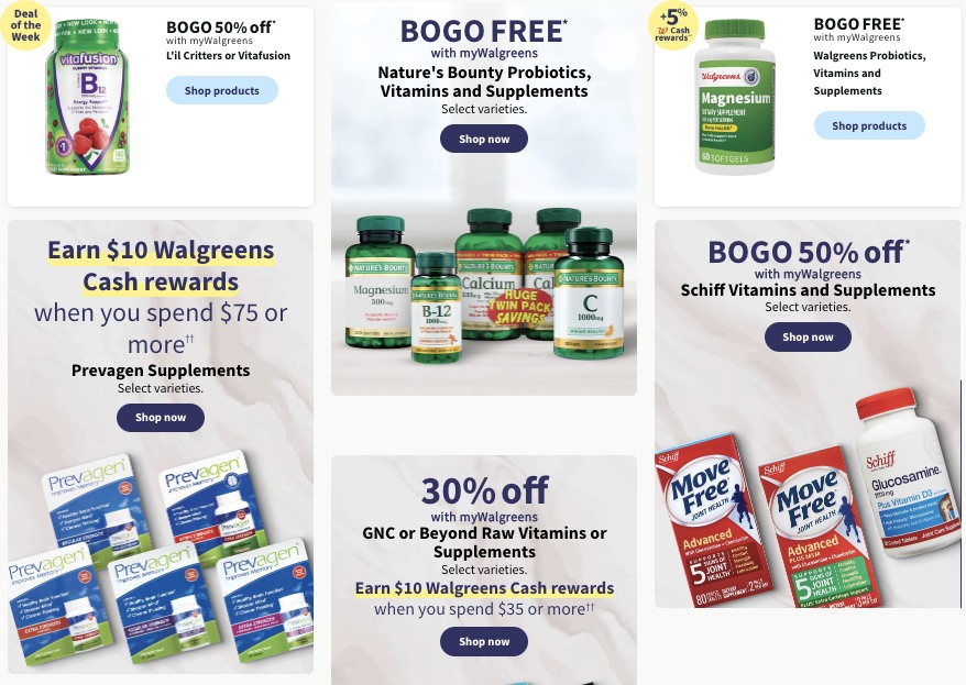 Walgreens Weekly Ad Holiday Nov 19 - 25, 2023 page 7