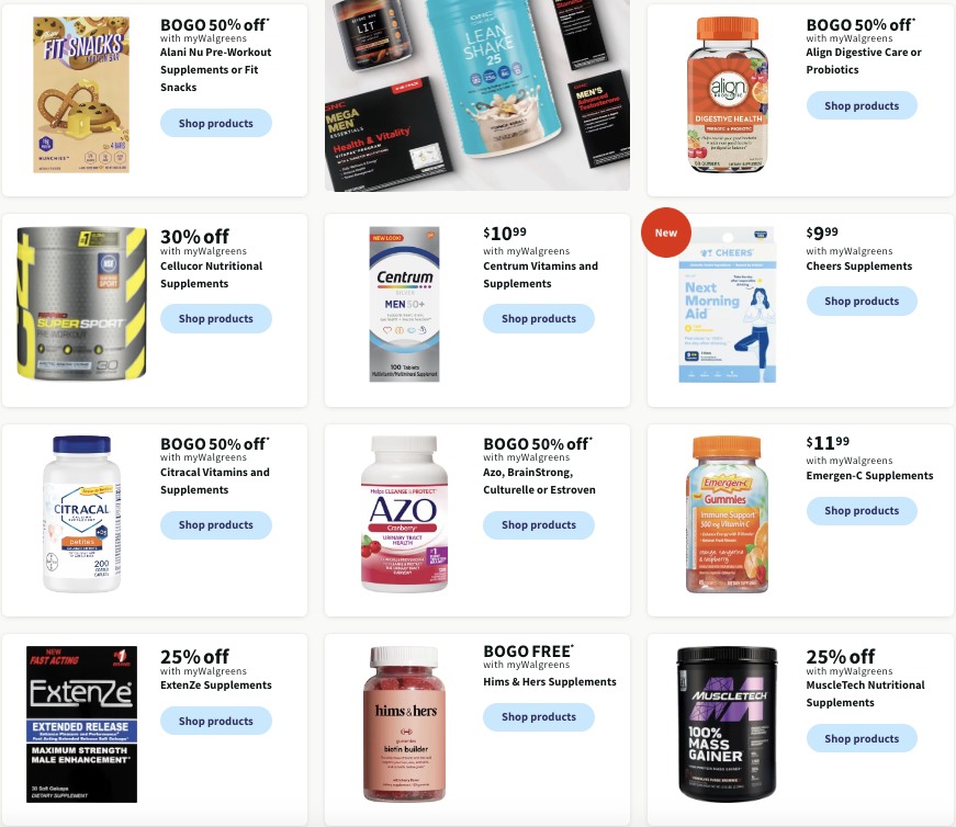 Walgreens Weekly Ad Holiday Nov 19 - 25, 2023 page 8