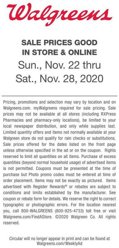Walgreens Weekly Ad page 30