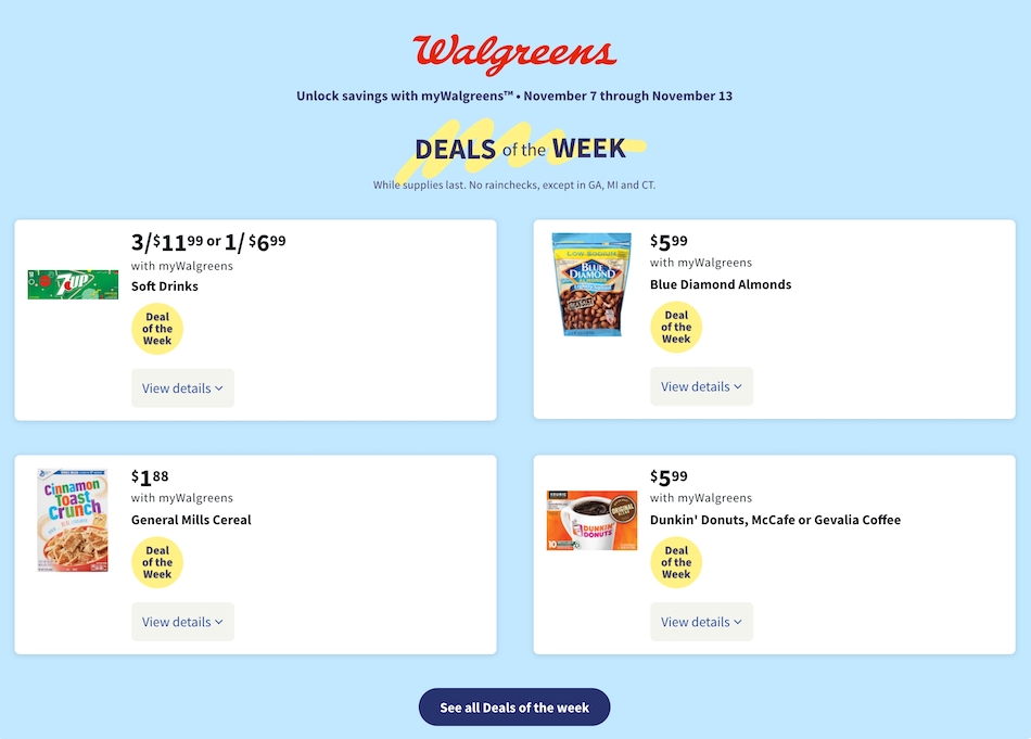 Walgreens Weekly Ad Nov 7 - 13, 2021 | WeeklyAds2