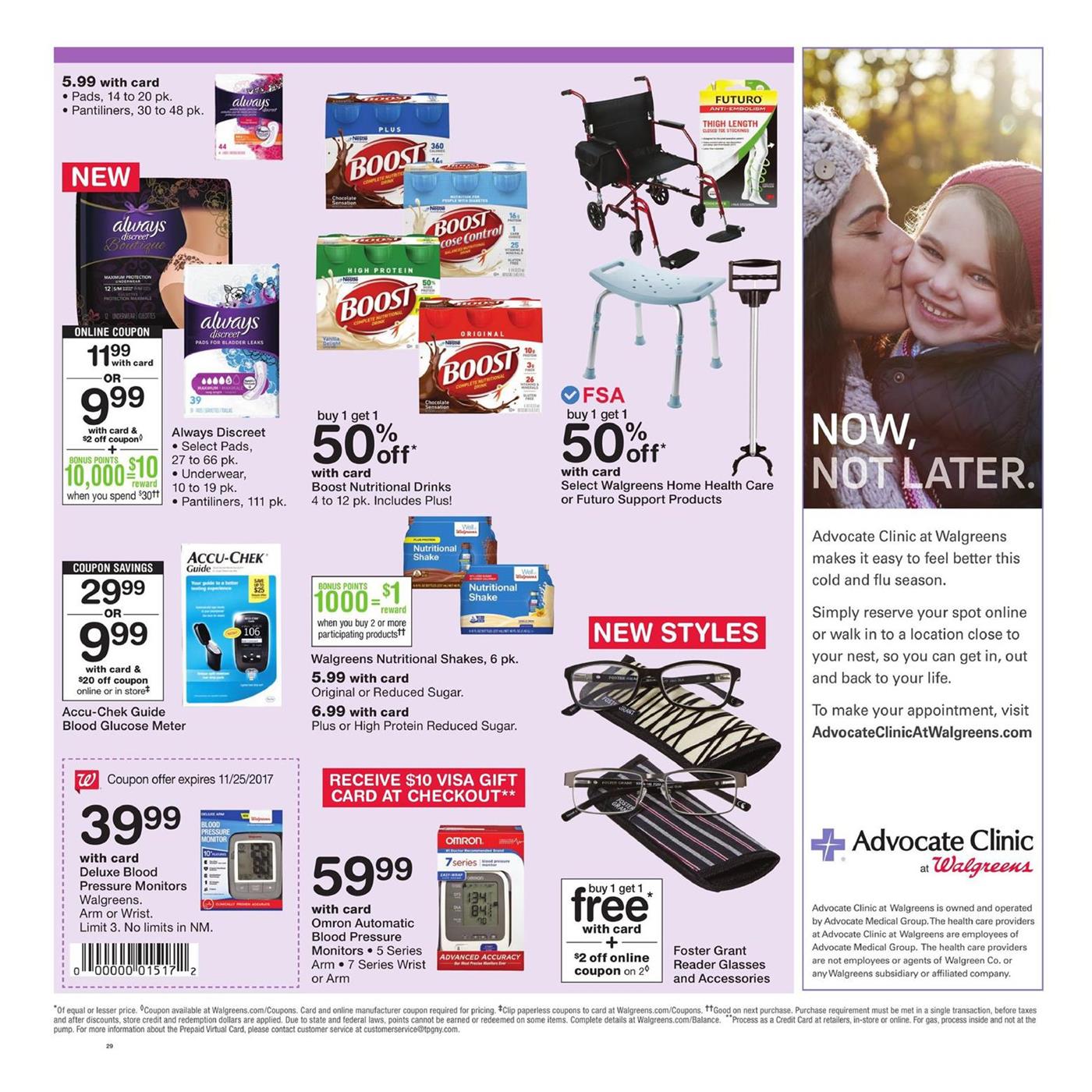 Walgreens Weekly Ad November 19 - 25, 2017 page 20