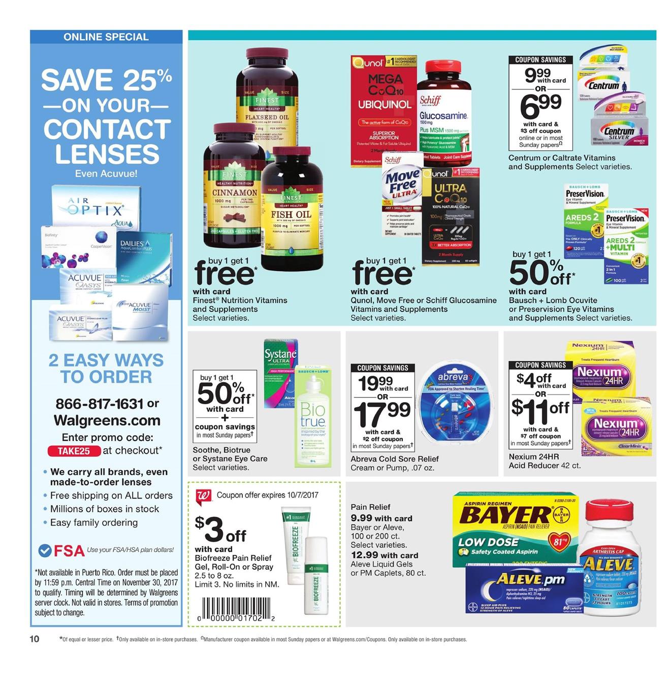 Walgreens Weekly Ad Oct 1 - 7 2017 page 10