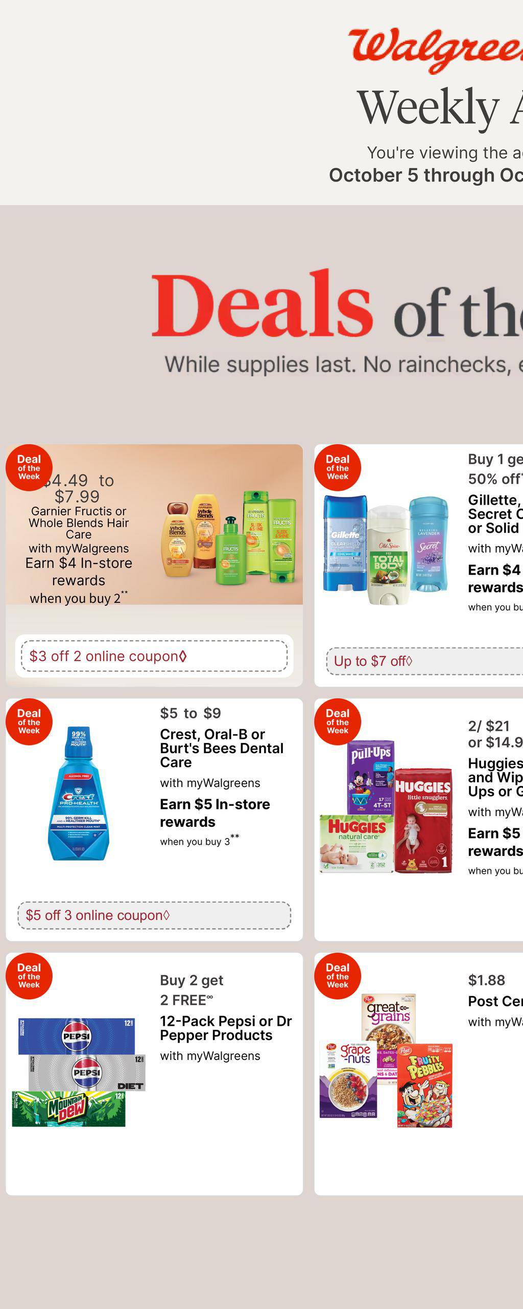 Walgreens Weekly Ad