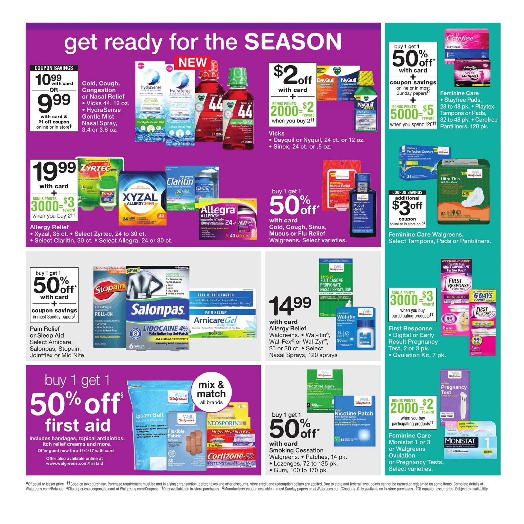 Walgreens Weekly Ad Oct 8 - 14, 2017 page 14