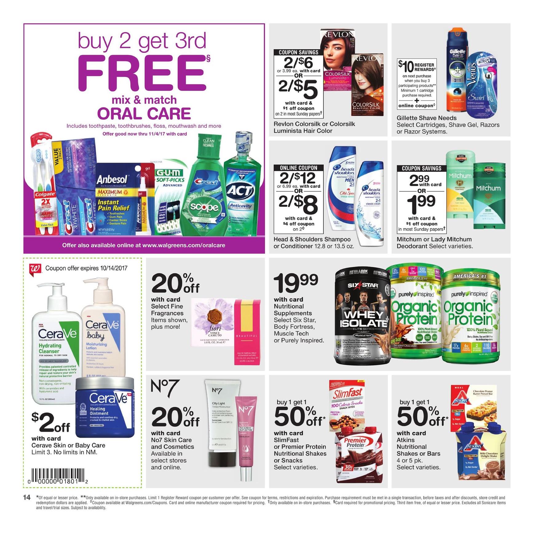Walgreens Weekly Ad Oct 8 - 14, 2017 page 15