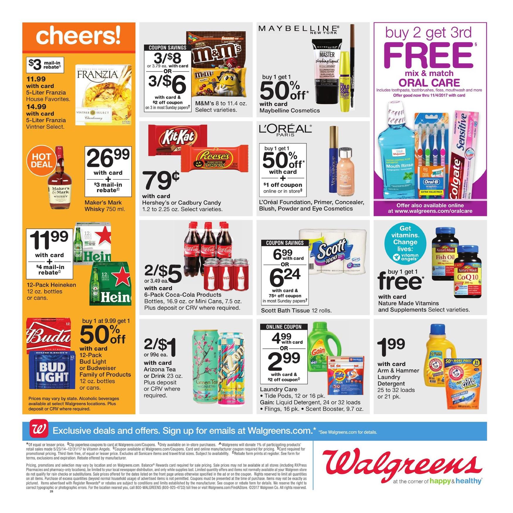 Walgreens Weekly Ad Oct 8 - 14, 2017 page 17