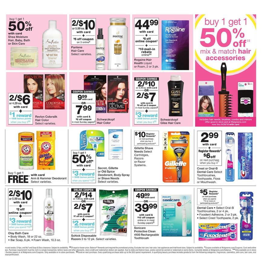 Walgreens Weekly Ad Sep 16 - 22, 2018 page 8