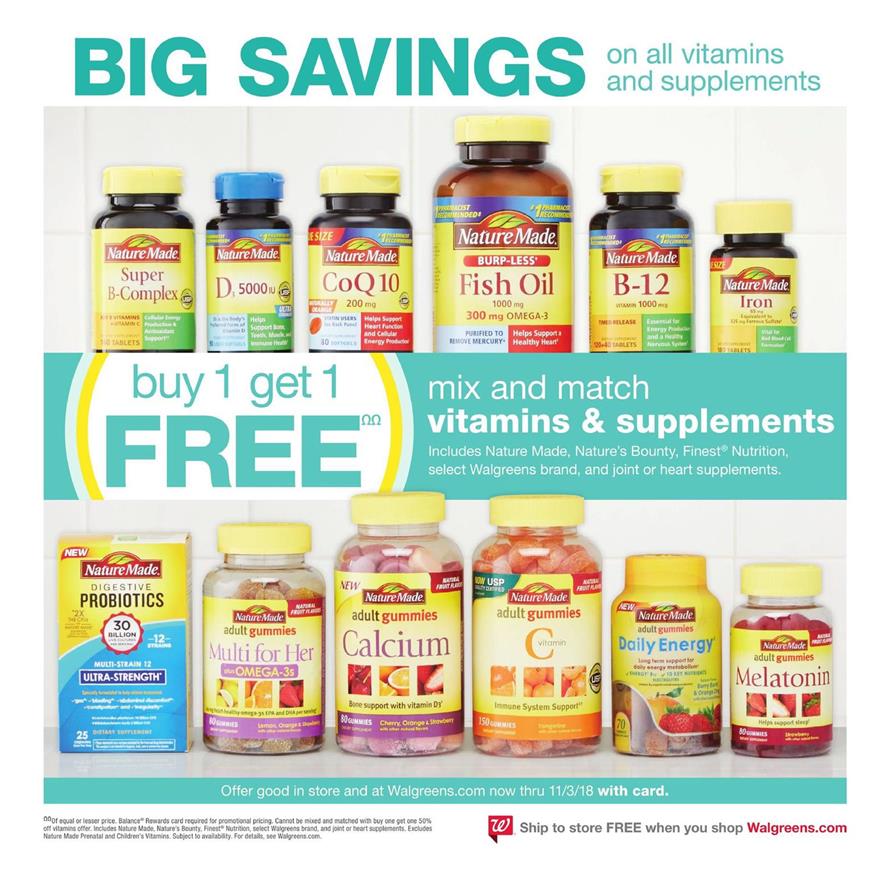 Walgreens Weekly Ad Sep 2 - 8, 2018 page 10