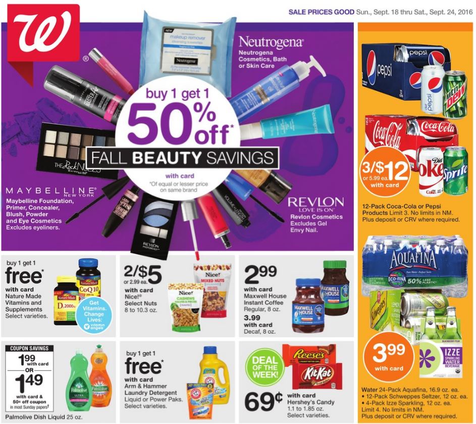 Walgreens Weekly Ad September 18 - 24 2016 | WeeklyAds2