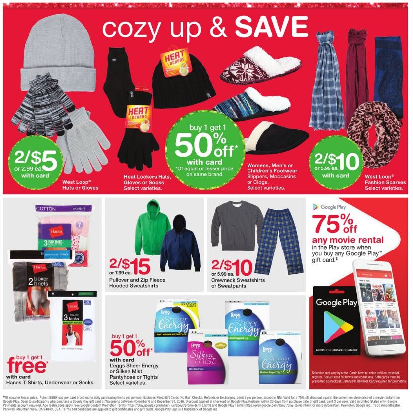 Walgreens Weekly Ad Thanksgiving Nov 20 - 26 2016 page 13