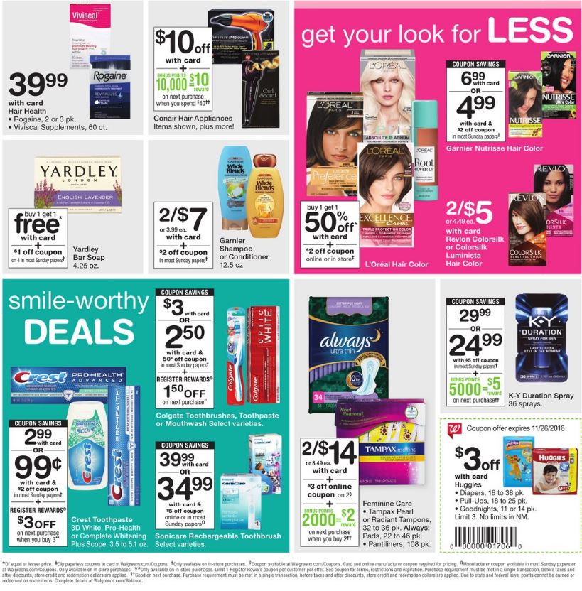 Walgreens Weekly Ad Thanksgiving Nov 20 - 26 2016 page 15