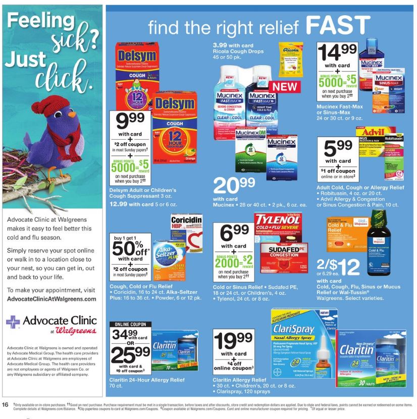Walgreens Weekly Ad Thanksgiving Nov 20 - 26 2016 page 16