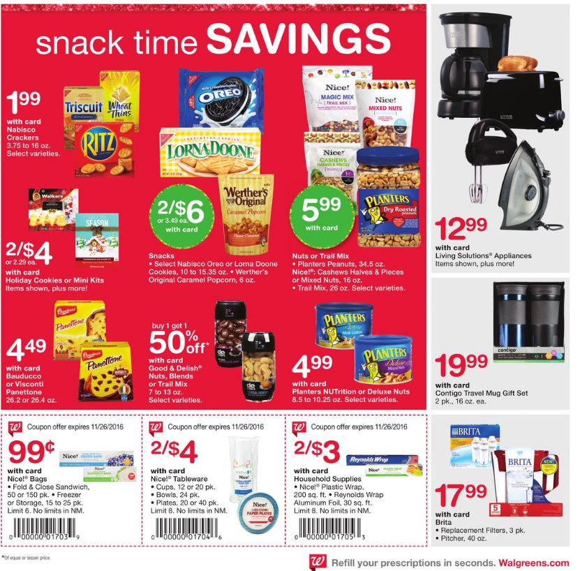 Walgreens Weekly Ad Thanksgiving Nov 20 - 26 2016 page 5