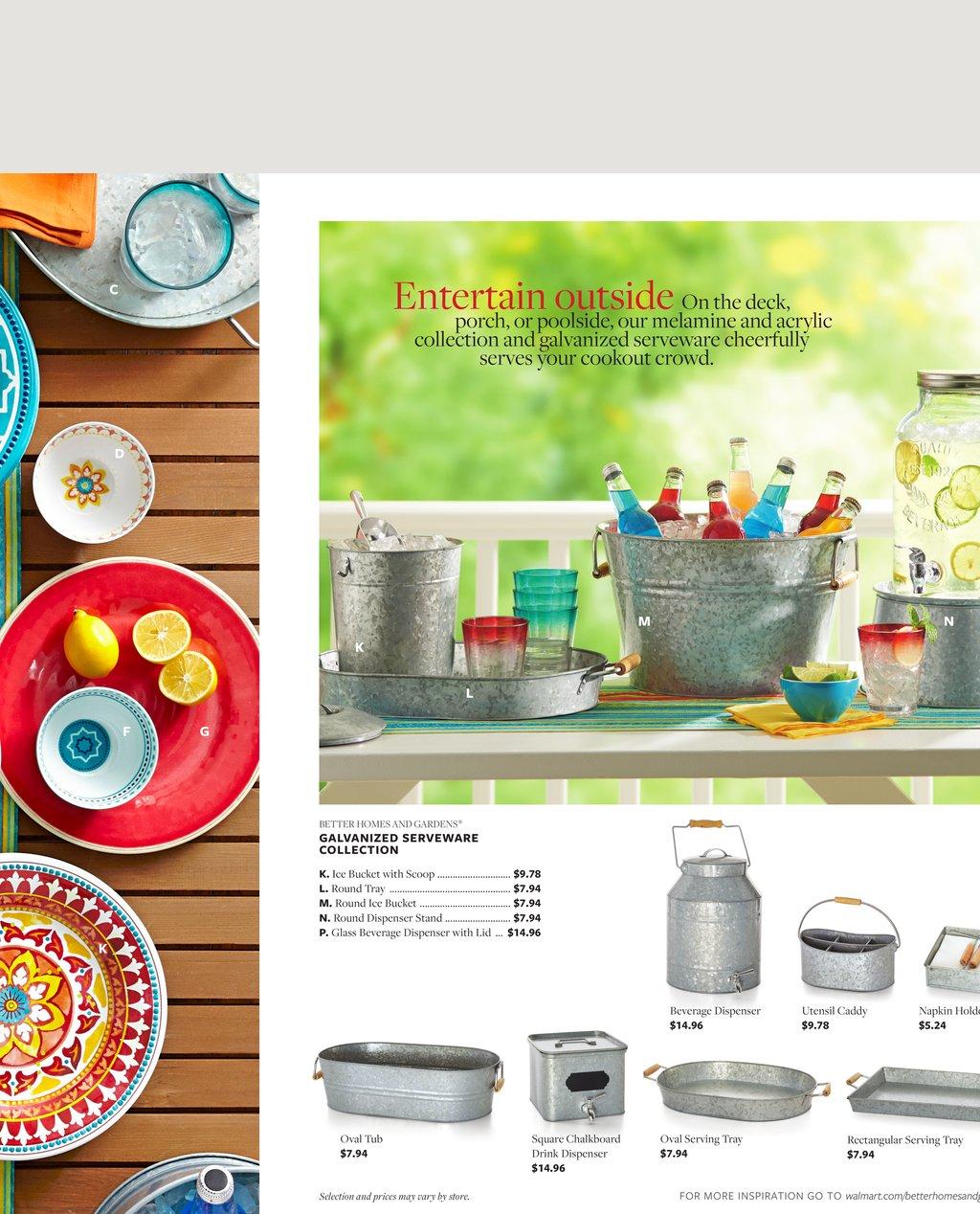 Walmart Ad Bedroom May 2016 | Better Homes Products page 14