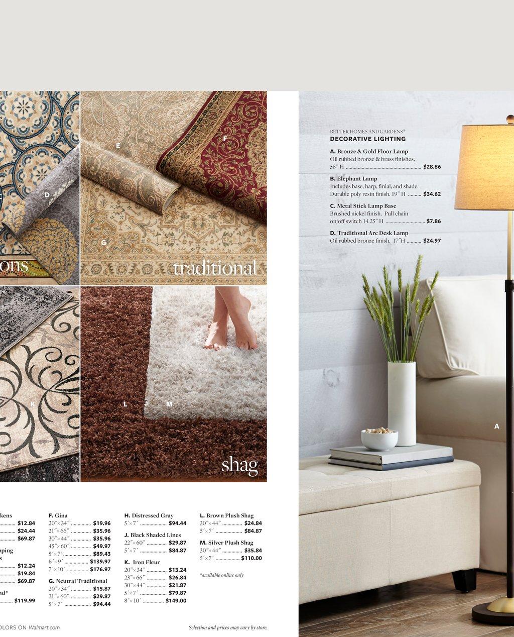 Walmart Ad Bedroom May 2016 | Better Homes Products page 17