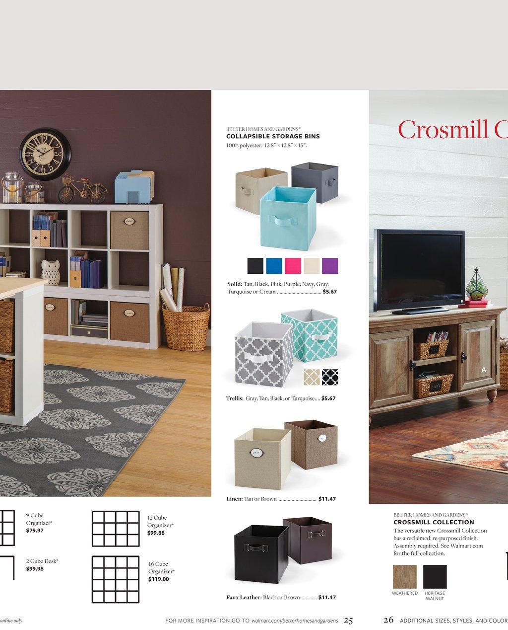 Walmart Ad Bedroom May 2016 | Better Homes Products page 21