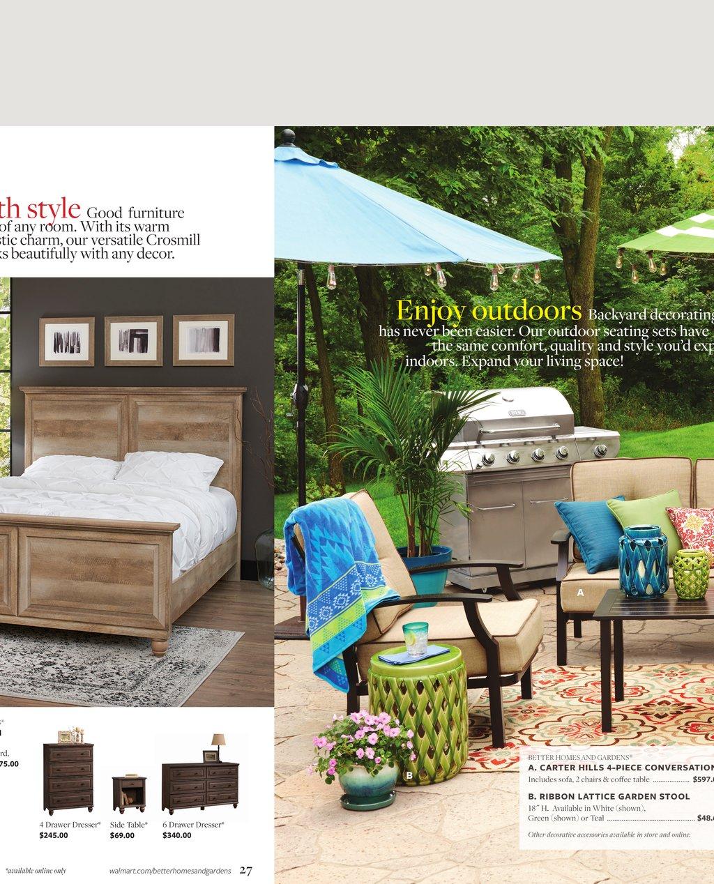 Walmart Ad Bedroom May 2016 | Better Homes Products page 23