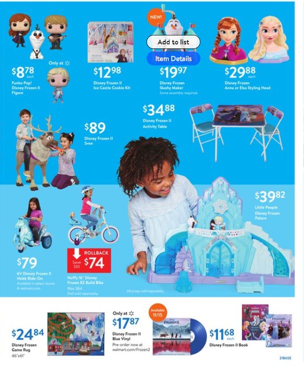 Walmart Ad Nov 1 - 16, 2019 page 21