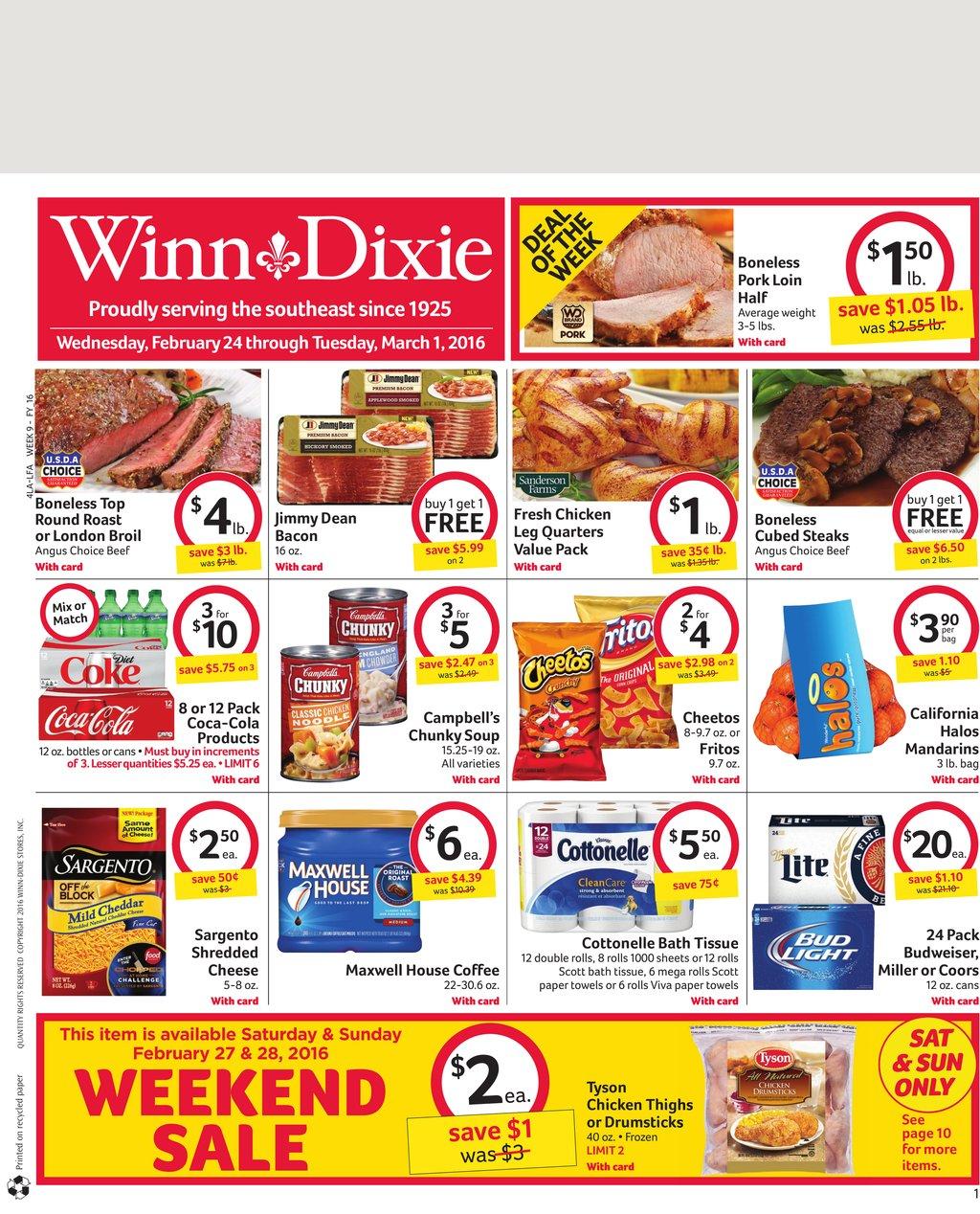 Winn-Dixie Ad
