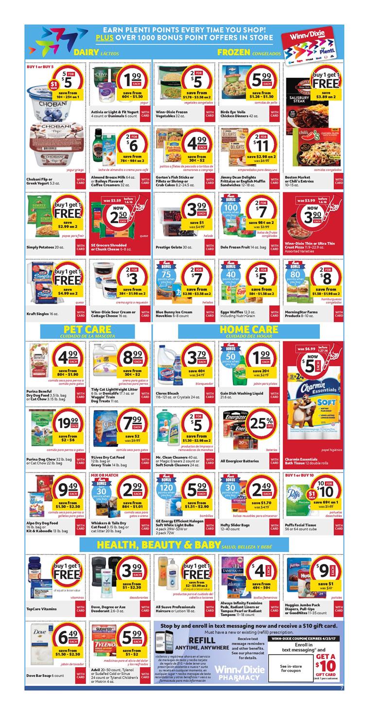 Winn Dixie Weekly Ad April 19 - 25 2017 page 9