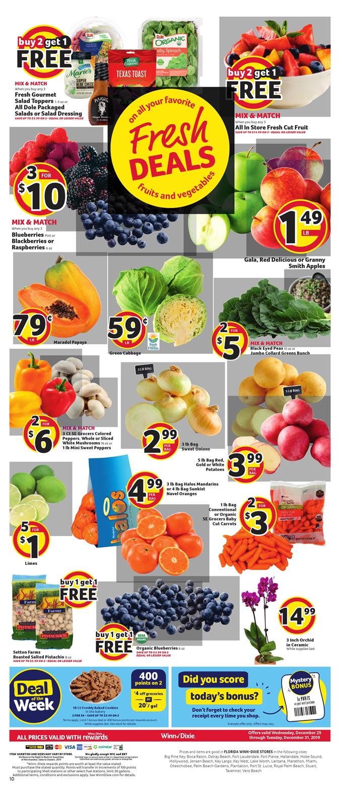 Winn Dixie Weekly Ad Dec 25 - 31, 2019 page 10