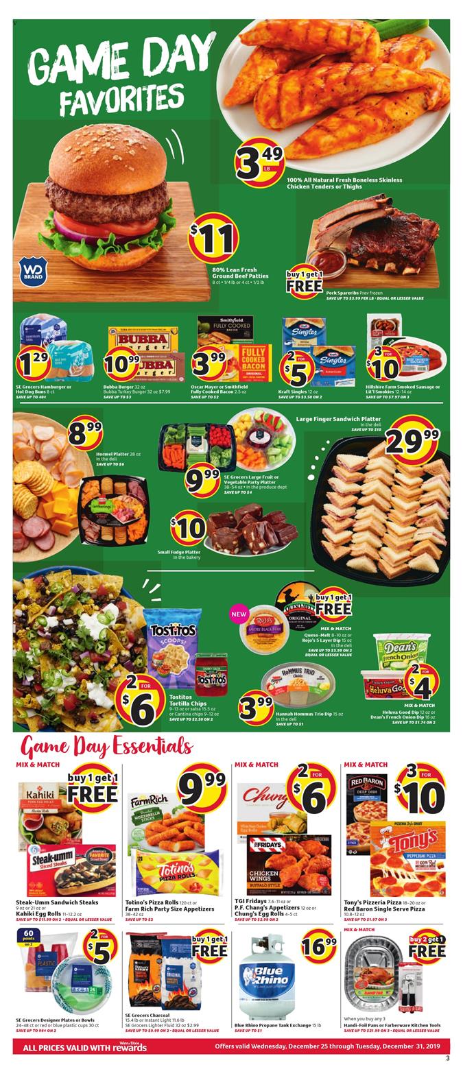 Winn Dixie Weekly Ad Dec 25 - 31, 2019 page 3