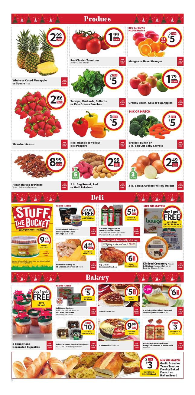 Winn Dixie Weekly Ad December 20 - 26, 2017 page 2